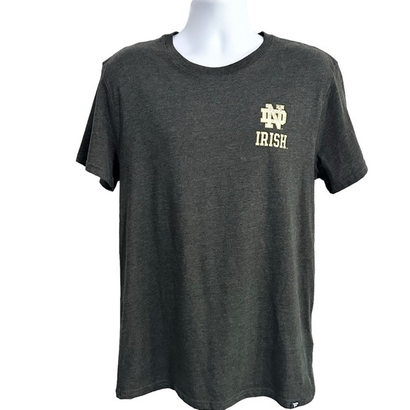 Fanatics Men's Gray Notre Dame T-Shirt - S  NWT - Picture 1 of 8